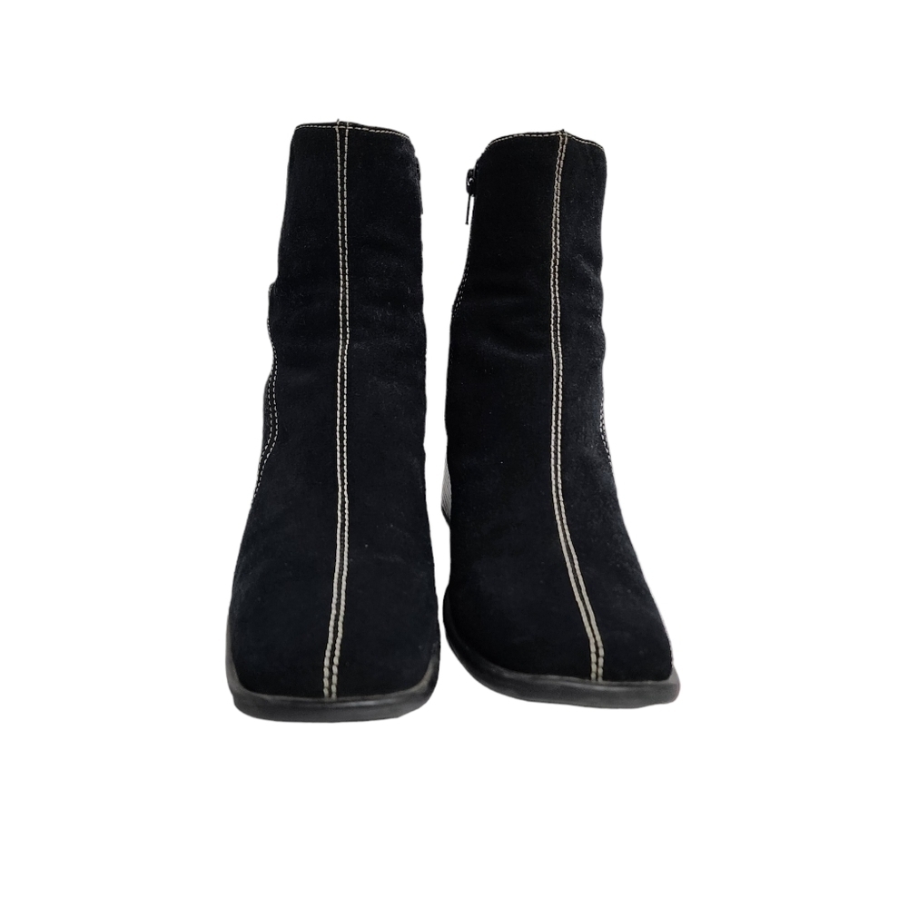 Clarks Side Zipper Block Heel Ankle Boot - image 3